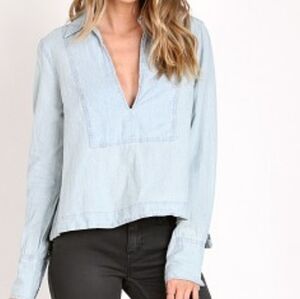 Free People high low Top size med